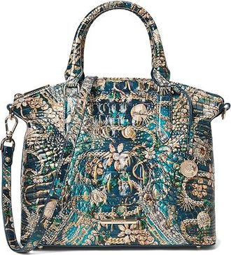 Brahmin Duxbury Satchel Satchel Womens Handbags Bejeweled, Leather