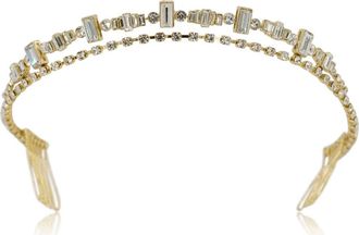 Brides & Hairpins Amora Crystal Crown Comb in Gold at Nordstrom