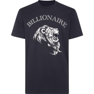 Billionaire Boys Club Embroidered Round Neck T-Shirt Lion Men in Darkblue at Nordstrom, Size X-Large Eu