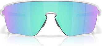 Oakley Corridor 142mm Semi Rimless Prizm Polarized Shield Sunglasses in Sapphire at Nordstrom