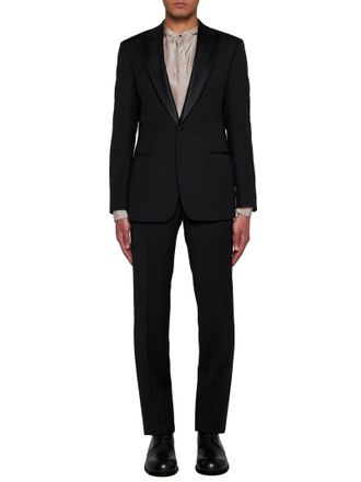 Giorgio Armani Mens Tuxedo Virgin Wool, Black Suits