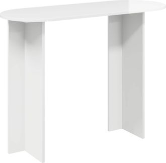 vidaXL Mesa Consola Brillante 100 X 39,5 X 75 Cm Madera De Ingenier&iacute;a Vidaxl