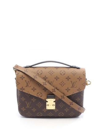 Louis Vuitton 2021-2025 Monogram Reverse Pochette Metis tas - Bruin