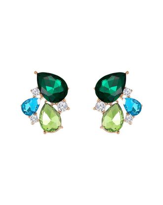 Liv Oliver 18K Plated Cz Earrings