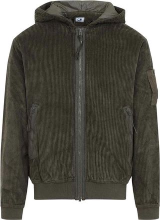 C.P. Company C. P. Company Cp Company Cordoury Full Zip Sweatshirt