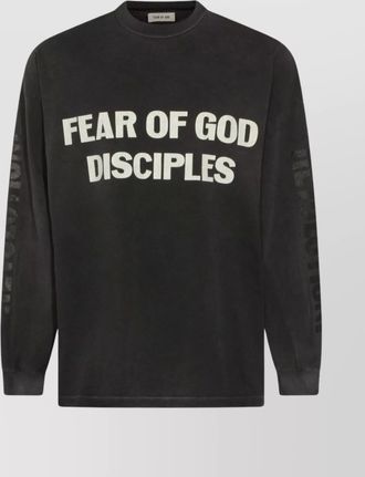 Fear of God graphic print crew neck short sleeve t-shirt