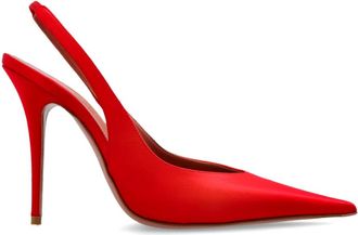 Amina Muaddi Pumps, female, Red, Size: 8 US Anok Sling 105