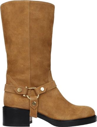 Chloé Dames, Schoenen, Bruin, Maat: 40 EU Leer