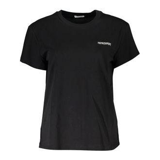 Patrizia Pepe Dames, Tops, Zwart, Maat: XS Katoen