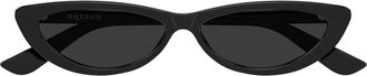 Alexander McQueen Alexander Mc Queen Sunglasses Am0535 S 001 Black/Grey Woman