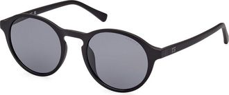 Guess GU00062 Polarized 02D Mens Sunglasses Black Size 51
