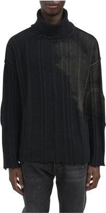 Isabel Benenato Maglia Collo Alto Misto Cashmere - Knitwear - Hombre - Negro - L