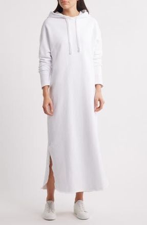 Frank & Eileen James Long Sleeve Hoodie Dress in White at Nordstrom Rack, Size X-Small