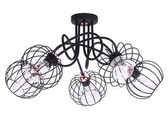 OEM L&aacute;mpara Colgante Retro Industrial Cobre Loft Edison