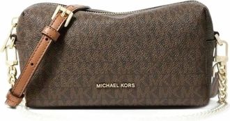 Michael Kors SM Soft Xbody - Dames - Tassen - Bruin - Maat: ONE Size Leer