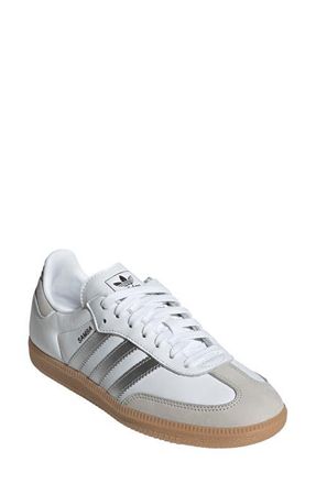 adidas Gender Inclusive Samba OG Sneaker in Ftwwht/sil at Nordstrom, Size 10.5 Womens