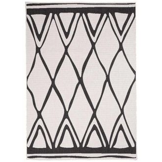 Un amour de tapis Alfombra de terraza exterior kilim reversible crema 160x230