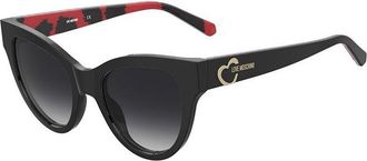 Love Moschino MOL053/S UYY/9O Womens Sunglasses Black Size 50