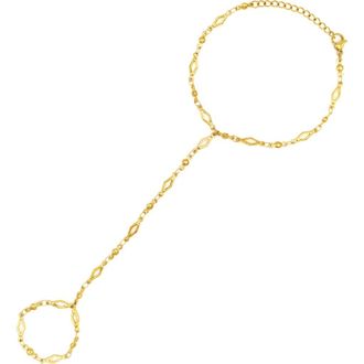 Petit Moments Lolita Hand Chain Bracelet in Gold at Nordstrom