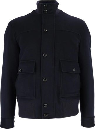 Lardini Giubbino - Heren - Bomber jackets - Blauw - M - Jassen