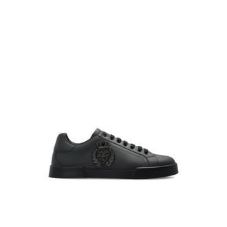 Dolce & Gabbana Sneakers, male, Black, Size: 11 1/2 US Logo Sneakers