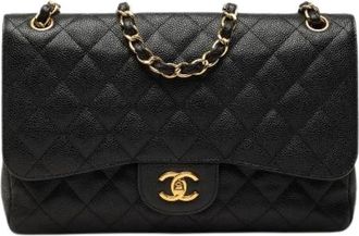 Chanel Pre-owned Matelasse Caviar Shoulder Bag - Dames - Vintage Schoudertas - Zwart - ONE Size - Leer - Vintage