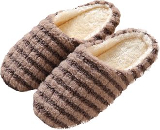 Generic Japanese Style Mute Soft Sole Home Slippers for Women and Men Comfortable Indoor Footwear Wooden Floors Winter Shoes Ladies Size 6 House Slipper 2.5