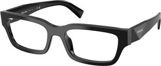 Prada PR C02VF Asian Fit 16K1O1 Mens Sunglasses Black Size 55