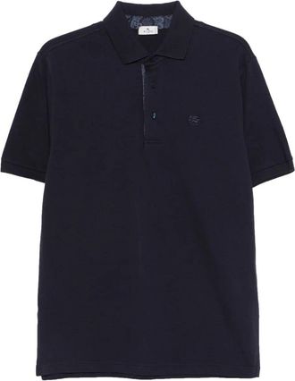 Etro Polo In Piqu&Eacute; Di Cotone-Uomo