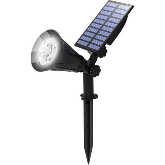 OEM L&aacute;mpara Solar Para Exteriores, Foco Solar, Luz De Jard&iacute;n Inal&aacute;mbrica Impermeable Ip65 Con Foco Solar Ajustable De 180&deg; Para Jard&iacute;n, Patio, Camino Y En