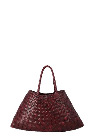 Dragon Diffusion Handwoven Basket-Shaped Tote Bag with Braided Handles