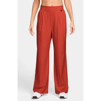 Nike 24.7 PerfectStretch Dri-FIT High Waist Loose Wide Leg Pants in Picante Red/Mystic Red at Nordstrom, Size X-Small