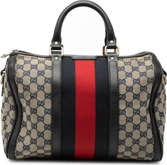 Gucci Pre-owned Gucci Medium GG Canvas Web Joy Boston Bag Ladies AGZBTK5B5GHD2AG0