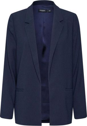 Soaked In Luxury Nachtelijke hemel blazer met lange mouwen - Dames - Blazers - Blauw - 2XL - Jassen