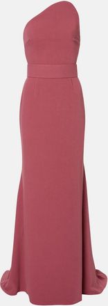 Solace London Seraphina one-shoulder gown