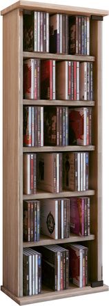 ebuy24 Madera Cd Dvd Soporte Estante Vetro Puerta De Vidrio 92x31x18 - Vcm