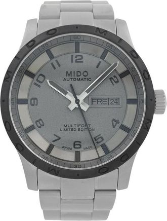 Mido Pre-owned Mido Multifort Automatic Grey Dial Mens Watch M018430
