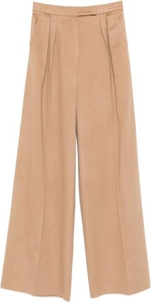 Max Mara Pantaloni Ori con pieghe - Toni neutri
