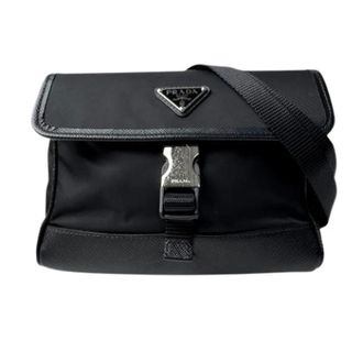 Prada Pre-owned Vintage Schoudertas - unisex - Pre-owned - Zwart - Maat: ONE Size Leer