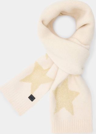 AllSaints Polyamide/wool Star Tinsel Metallic Scarf, Size: 72x10 inch