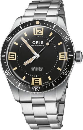 Oris 60th Anniversary Edition Automatic Black Dial Mens Watch 01 01 733 7772 4034-Set
