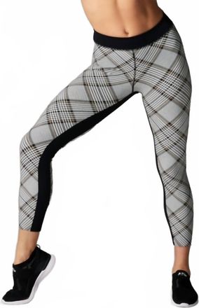 Tavi Mid Rise 7/8 Tight In Plaid