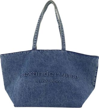 Alexander Wang Punch Tote - Dames - Shoppers - Blauw - ONE Size - Katoen - Tassen