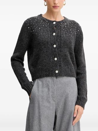 Fracomina Cardigan con perline - Grigio