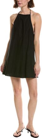 Nia Nia Elisa Linen-Blend Mini Dress