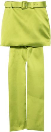 Self Portrait Belted Bow-detail Mini Skirt