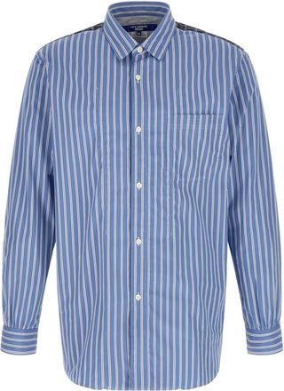 Junya Watanabe Blue Patchwork shirt