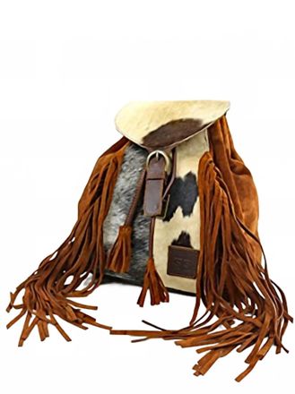 StS Ranchwear Womens Sheridan Fringe Leather Backpack In Brown