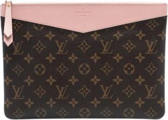 Louis Vuitton Pre-owned Clutches, female, Brown, Size: ONE SIZE Pre-owned The Daily Pouch