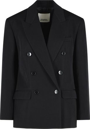 Isabel Marant Khera Black Wool Blazer